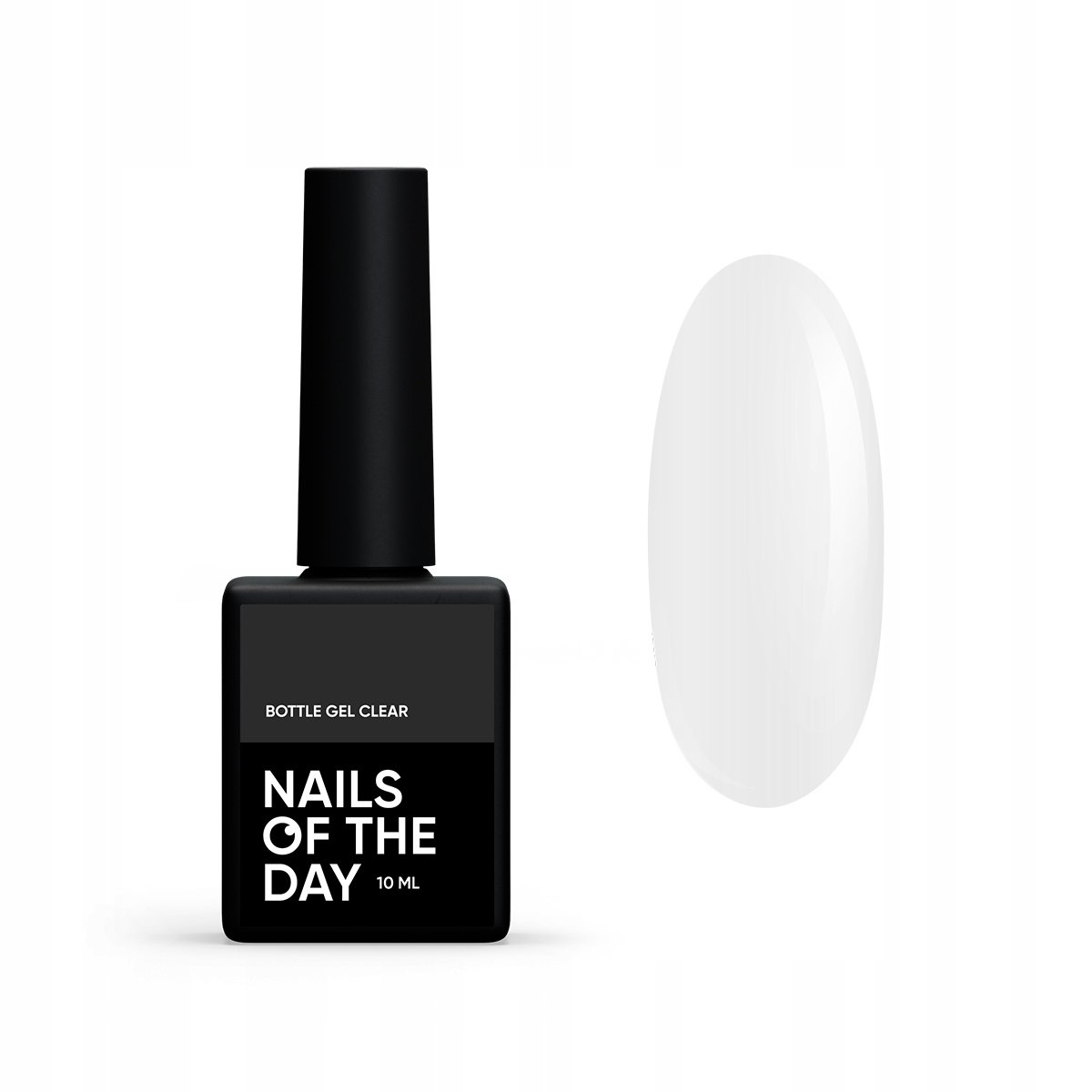 NAILSOFTHEDAY Bottle gel clear - przezroczysty żel do wzmocnienia, 10 ml