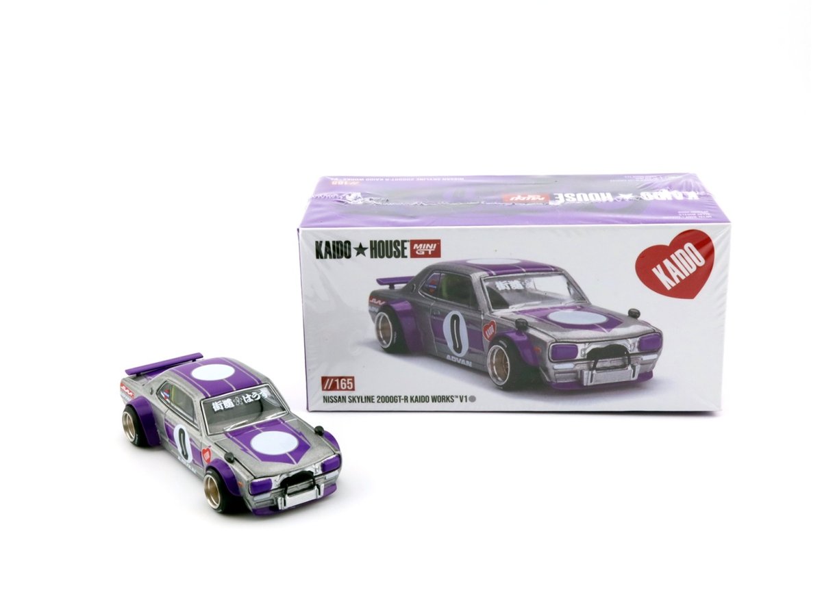 MINI GT Kaido House 165 Nissan Skyline 2000GT-R Kaido Works V1