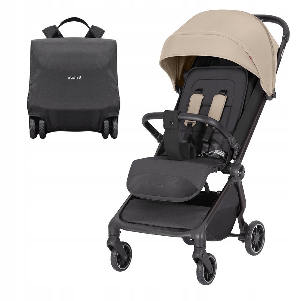Wózek dla dziecka CARRELLO Atom S CRL-5526 Ceramic Beige