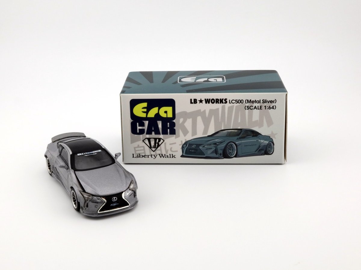 ERA CAR Lexus LC500 LB Works Metal Silver Liberty Walk