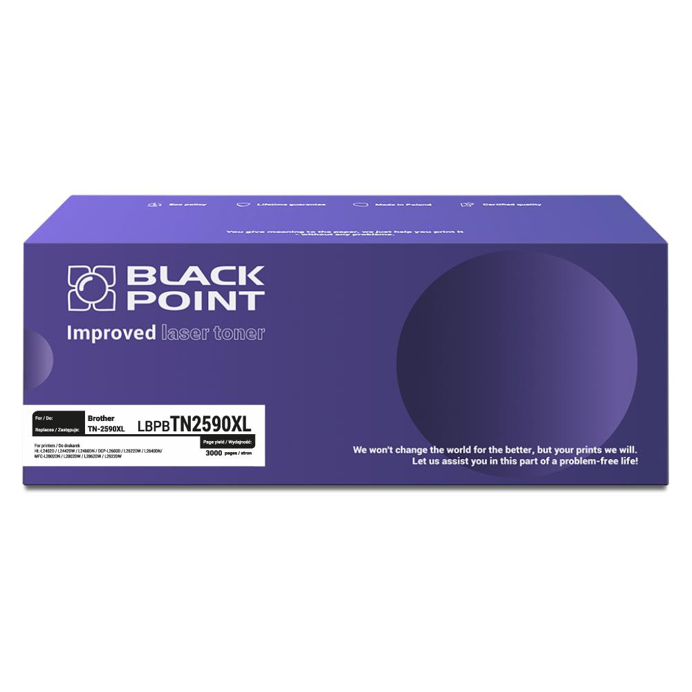 Toner Black Point LBPBTN2590XXL zamiennik Brother TN-2590XL black