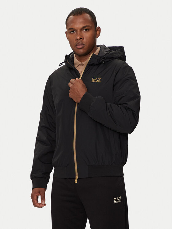 EA7 Emporio Armani Kurtka przejściowa 8NPB21 PNFZZ 0208 Czarny Regular Fit