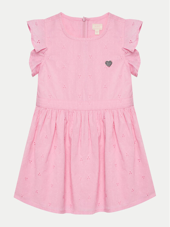 Guess Sukienka codzienna K5GK12 WH710 Różowy Regular Fit