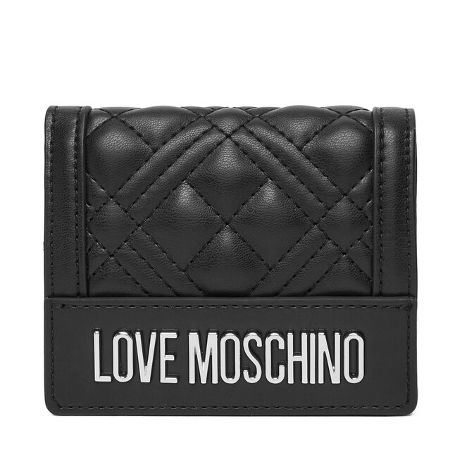 Mały Portfel Damski LOVE MOSCHINO JC5601PP1NLA000B Czarny