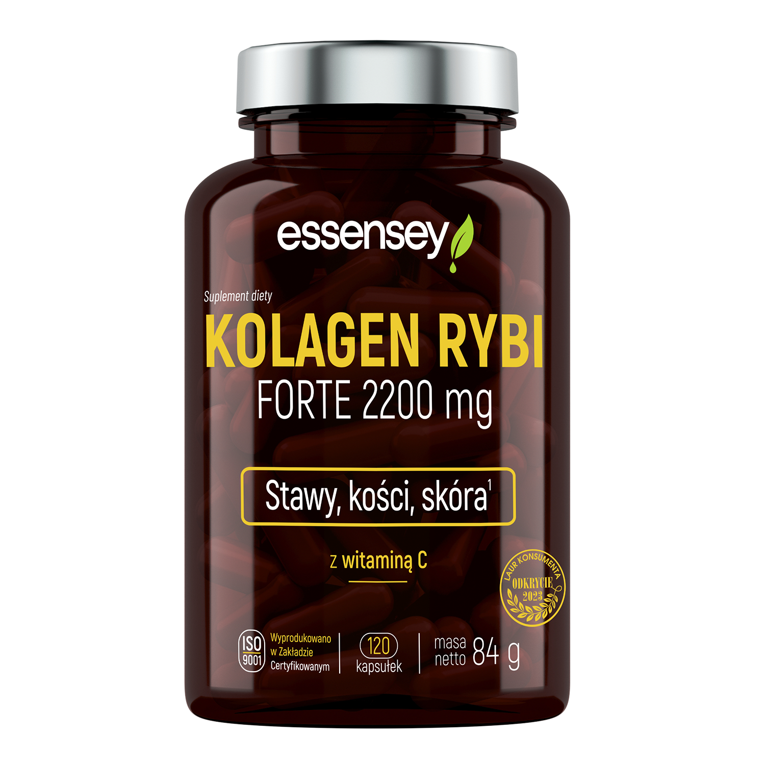 Essensey Kolagen Rybi Forte 2200 mg, 120 kapsułek