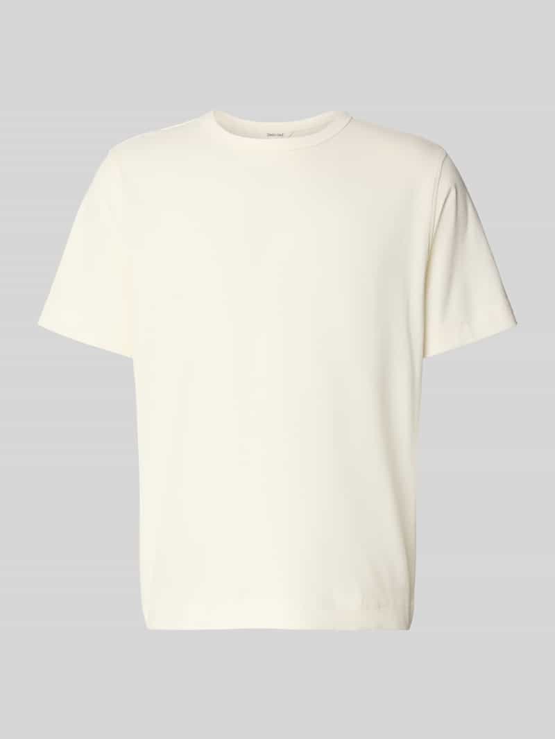 T-shirt o kroju regular fit z czystej bawełny model ‘CHRIS’