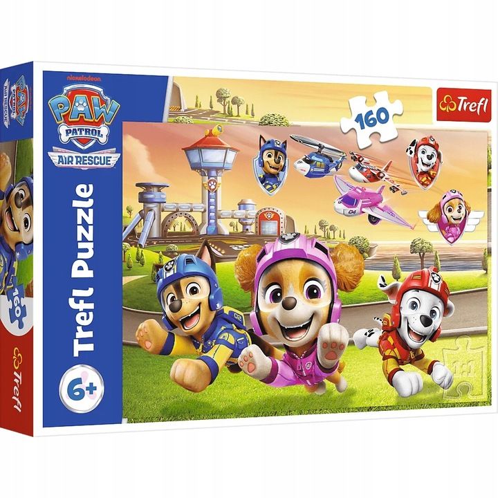 Puzzle 160 Psy górą Psi Patrol Trefl - puzzle