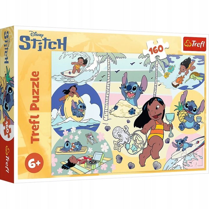 Puzzle 160 Stitch rządzi Trefl - puzzle