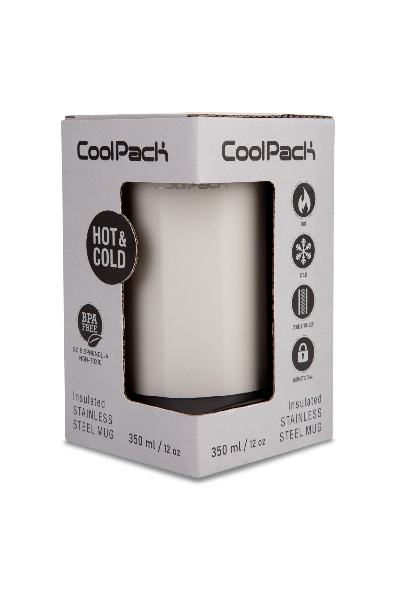 Kubek termiczny 350ml Coolpack Coffee Mug Tom Grey - kubek