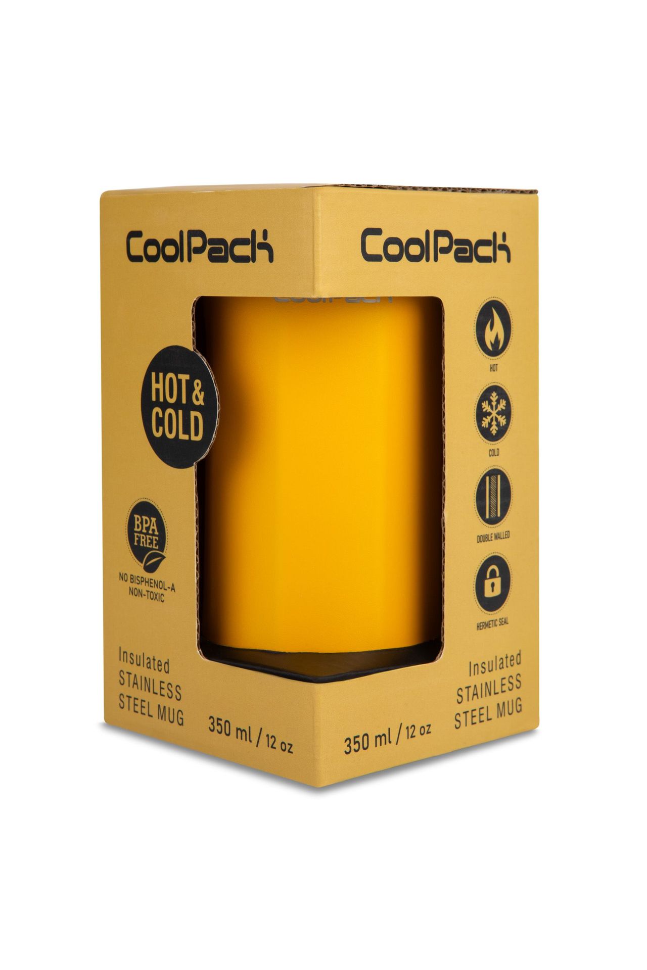 Kubek termiczny 350ml Coolpack Coffee Mug Tom Mustard - kubek