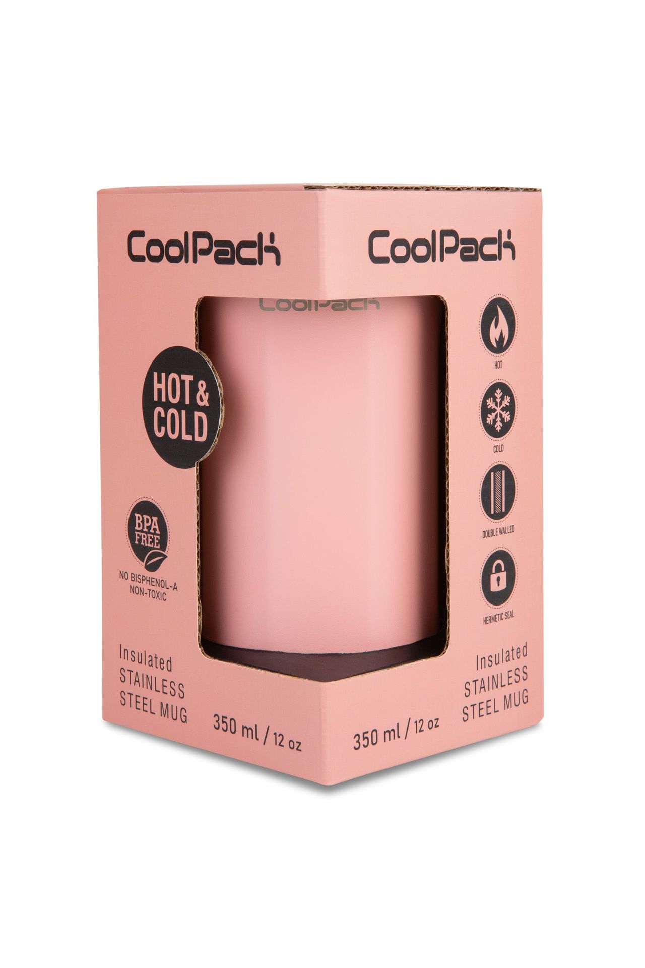 Kubek termiczny 350ml Coolpack Coffee Mug Tom Powder Pink - kubek