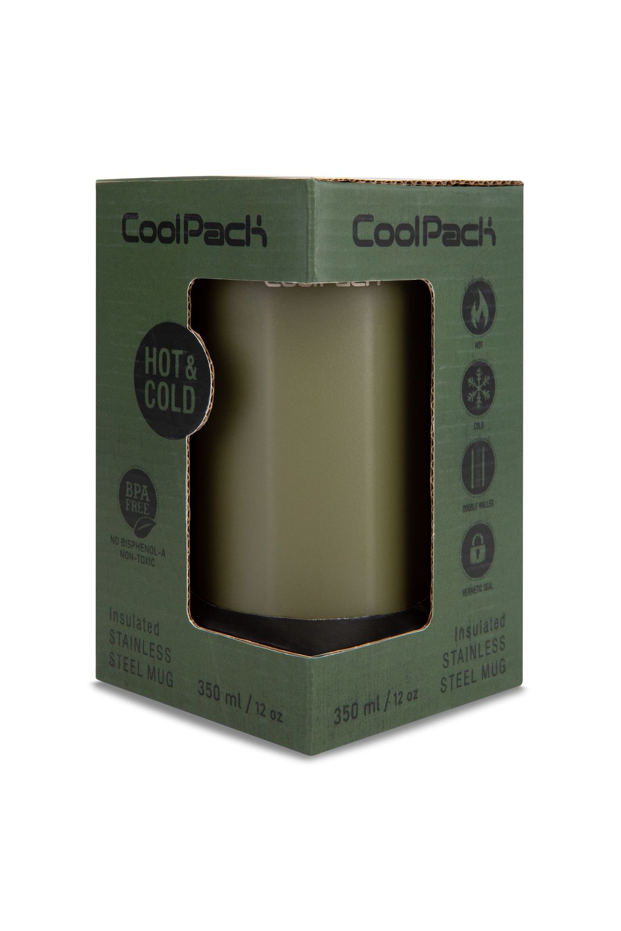 Kubek termiczny 350ml Coolpack Coffee Mug Tom Olive Green - kubek