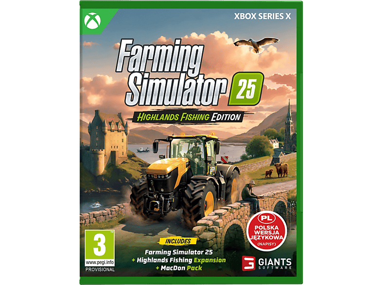 Xbox Series CENEGA Farming Simulator 25 Highlands Fishing Edition