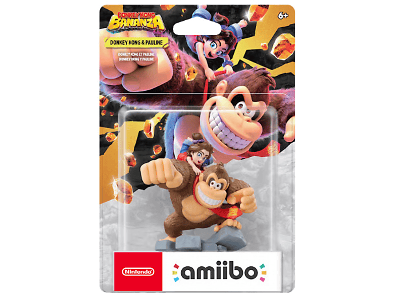 Figurka AMIIBO Donkey Kong & Pauline Wielokolorowy