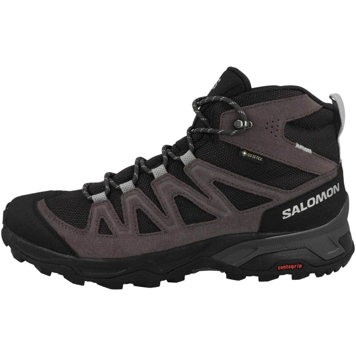 Męskie buty turystyczne Salomon X Ultra 4 Mid Wide Gtx Rozmiar butów (UE): 46 2/3 / Kolor: czarny/szary