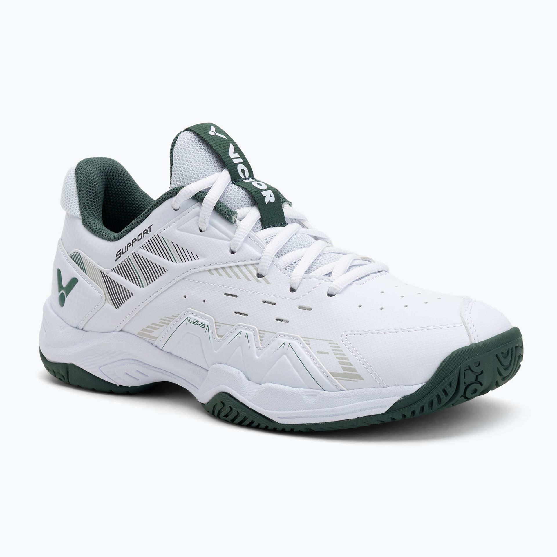 Buty do badmintona męskie VICTOR P8500CLS AG bright white/hunter green WYSYŁKA W 24H 30 DNI NA ZWROT