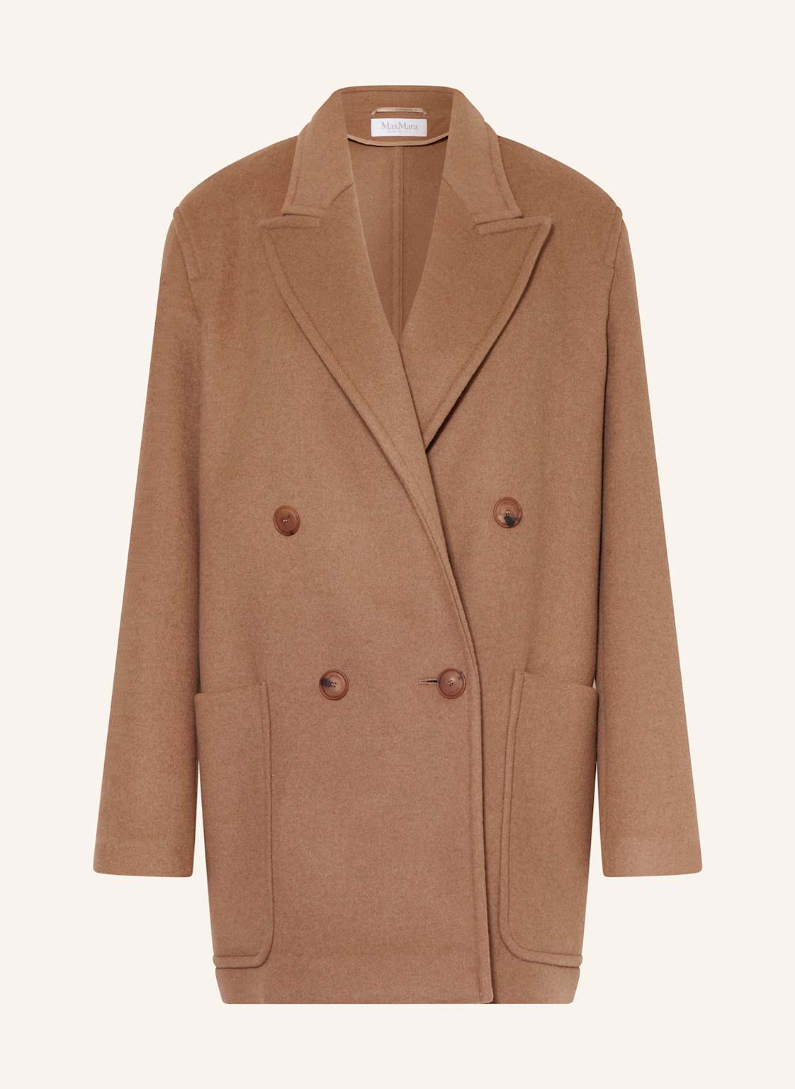 Max Mara Płaszcz Wełniany Deletta braun