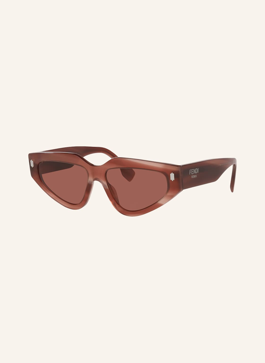 Fendi Okulary Przeciwsłoneczne Fendi Roma fe40163u braun