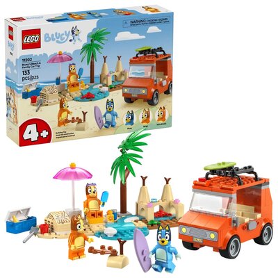 LEGO 11202 Bluey Blue i rodzinna wycieczka samochodem