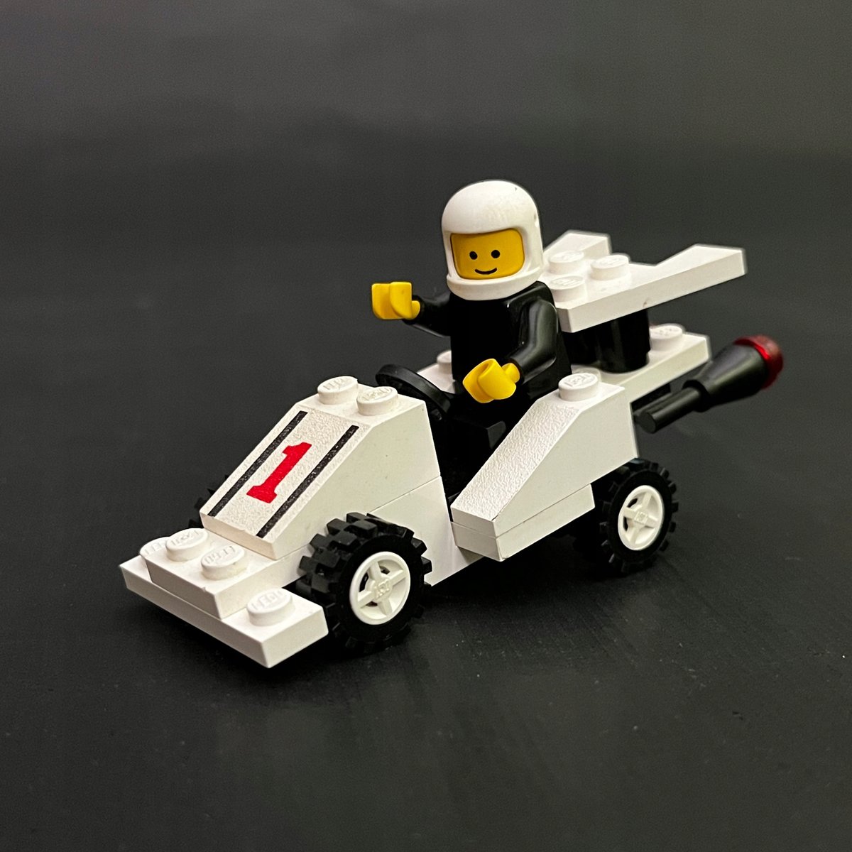 6604 LEGO Biała wyścigówka
