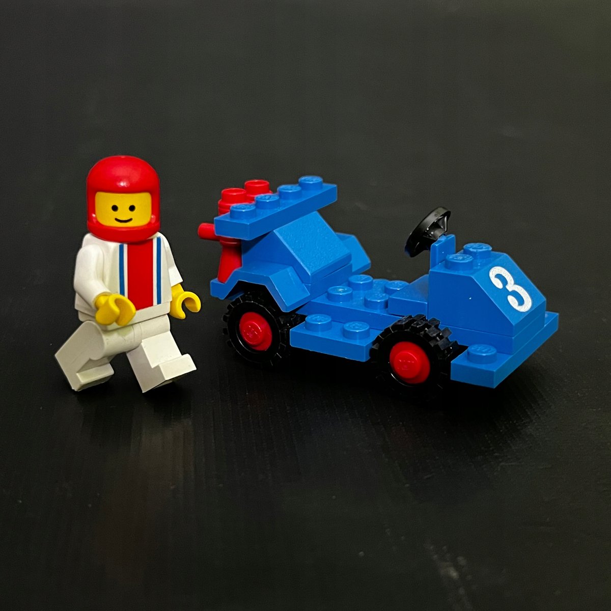 6605 LEGO Niebieska Wyścigówka