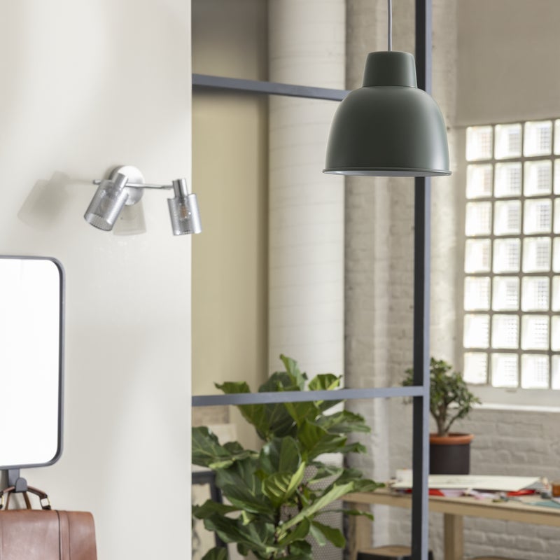 Lampa wisząca Melga szara E27 Inspire