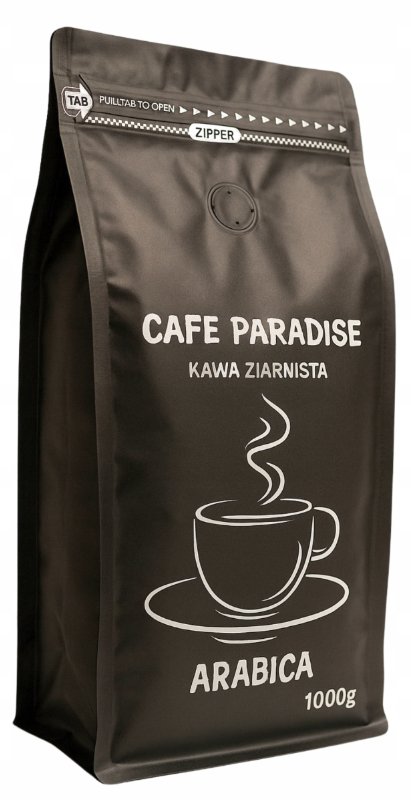 Kawa ziarnista 1kg ARABICA Świeżo Palona - CAFE PARADISE
