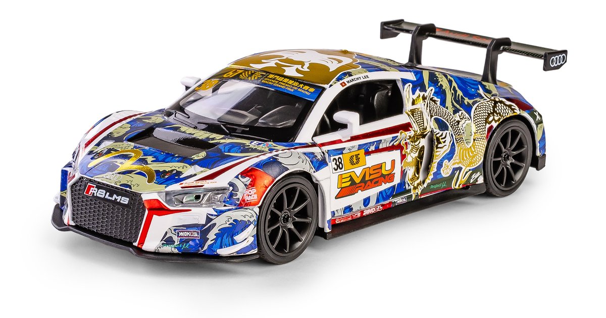 RMZ HOBBY 2020 AUDI R8 LMS GT3 EVISU RACING X WORKS #38 1:32 H-108