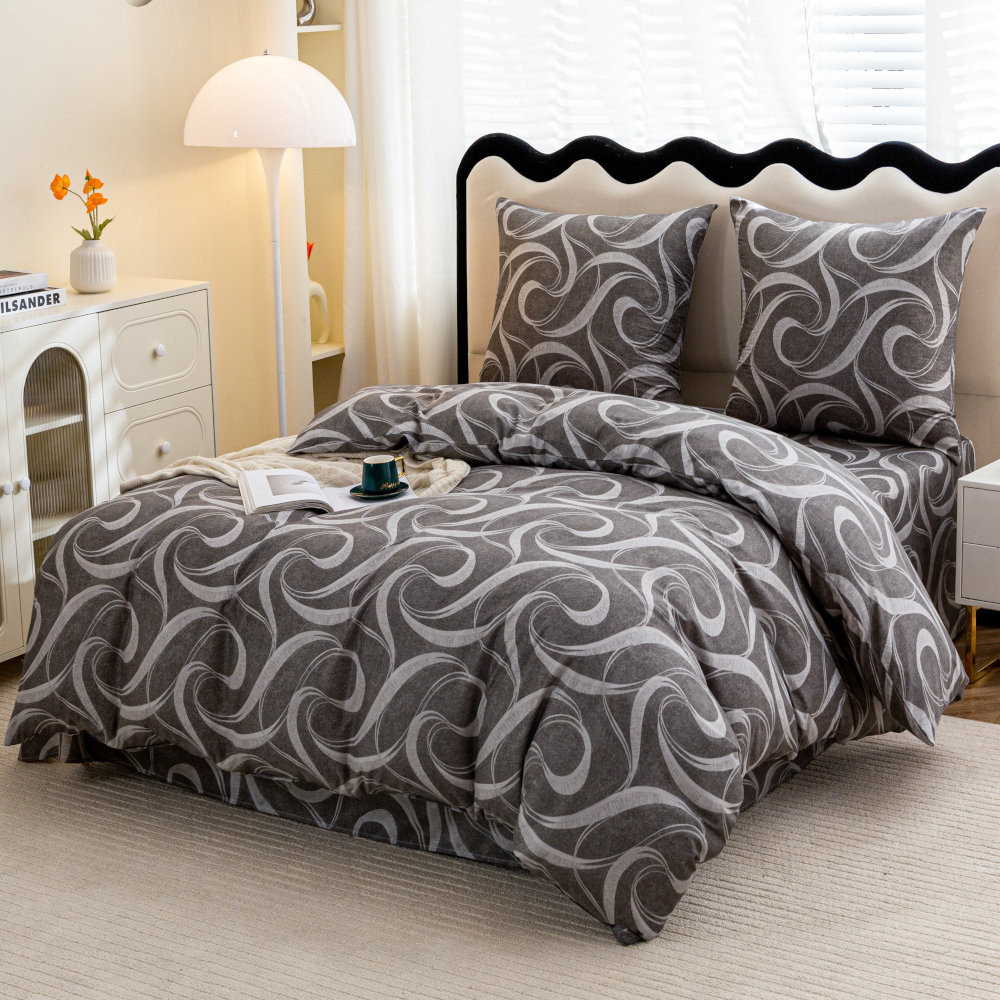 Pościel Z Mikrofibry 200X220 Fale 3090