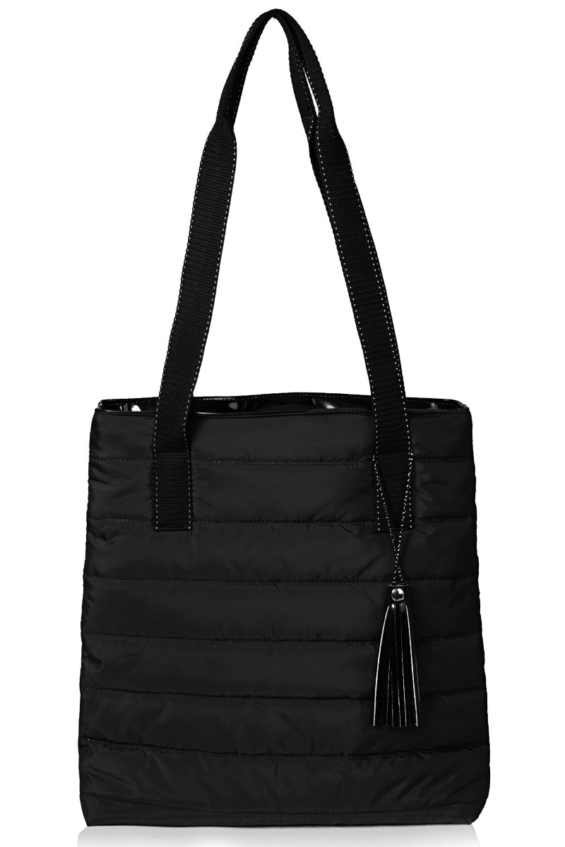 Solome, Torebka Pikowana Damska, Czarna