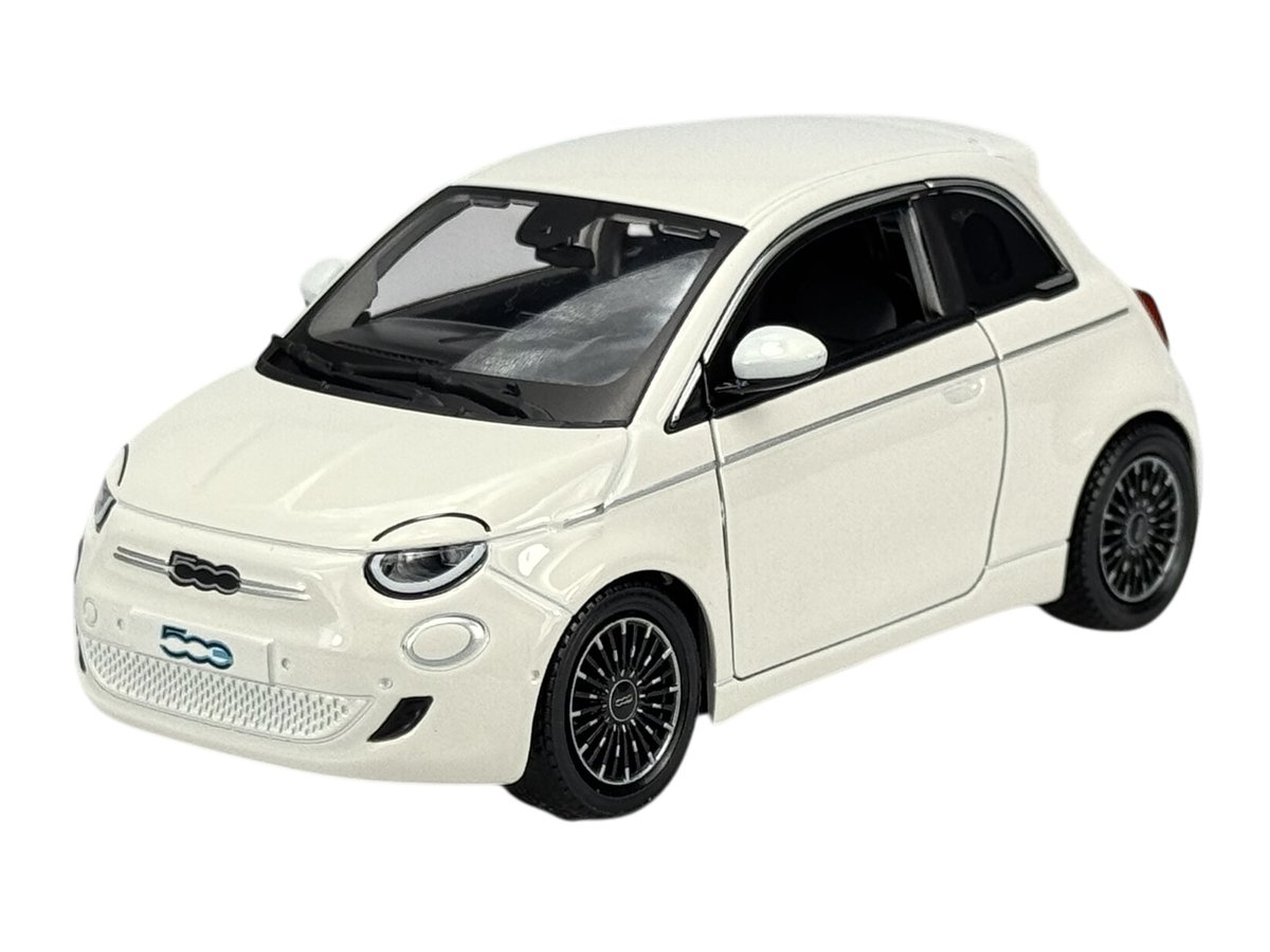 BBURAGO 2023 FIAT 500e BIAŁY 1:24 21110