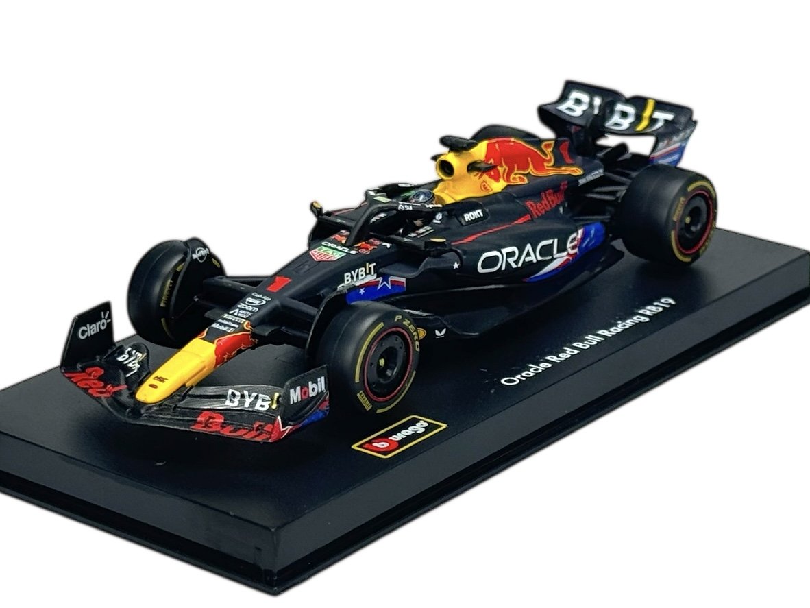 BBURAGO RED BULL RACING RB19 #1 MAX VERSTAPPEN GP USA AUSTIN Z GABLOTKĄ 1:43 38083