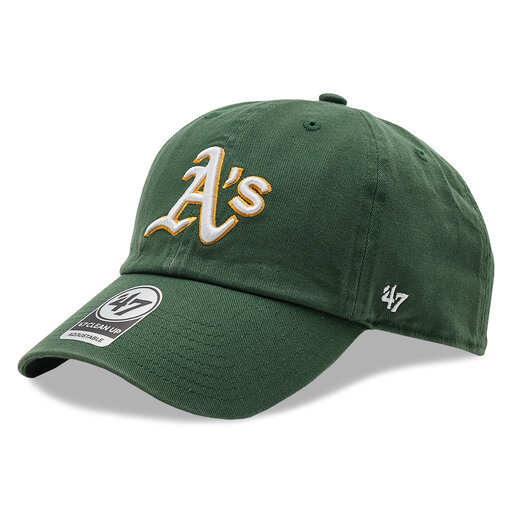 47 Brand czapka z daszkiem Oakland Athletics zielony rozmiar uniwersalny