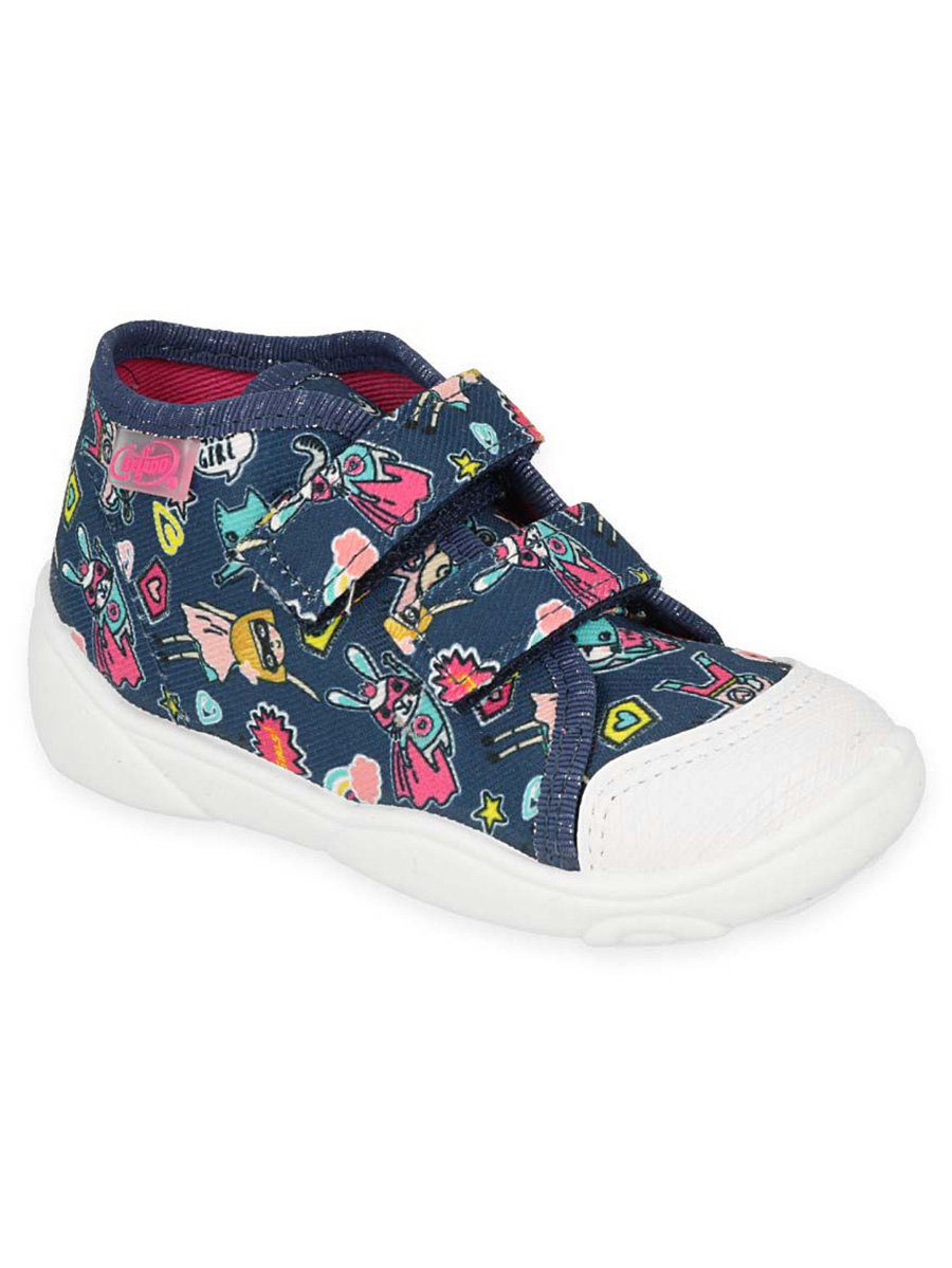 Dziewczęce kapcie z bohaterami granatowe Befado r.21