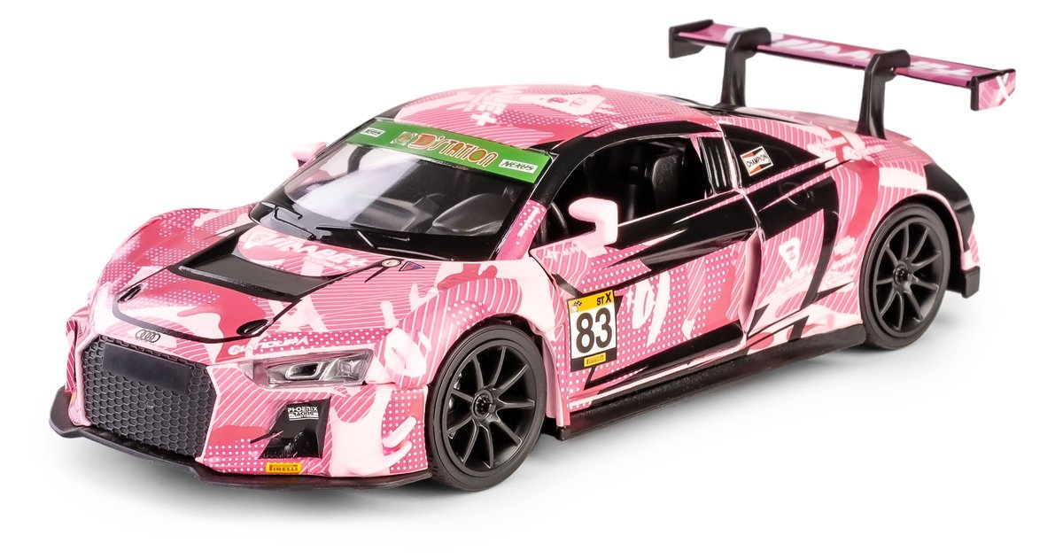 RMZ HOBBY 2018 AUDI R8 LMS GT3 AAPE #83 RÓŻOWY 1:32 H-113