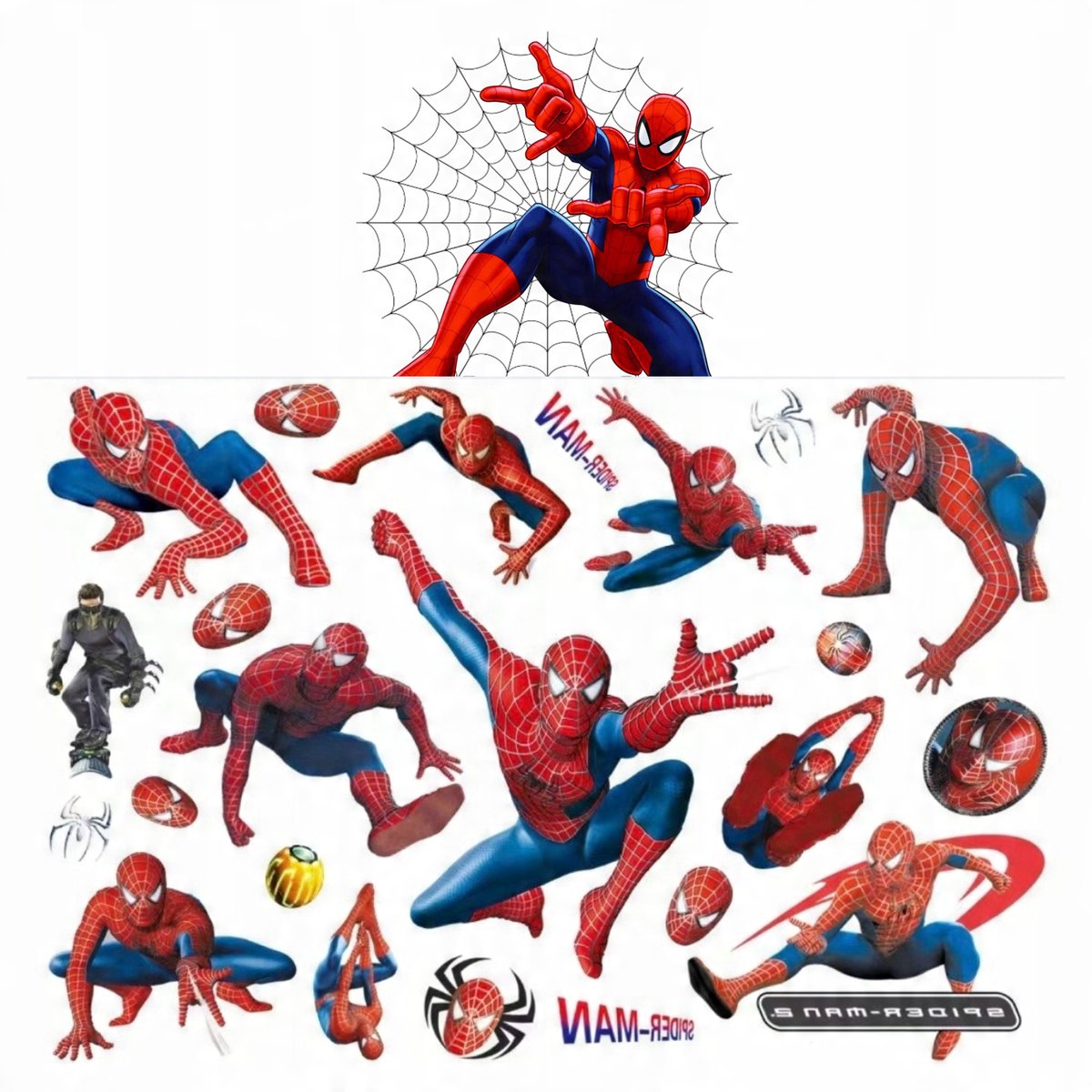 Tatuaże dla dzieci zmywalne dziecięce Spiderman I4