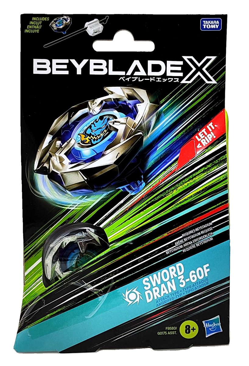 Niebieski bączek Beyblade X - Sword Dran 3-60F.