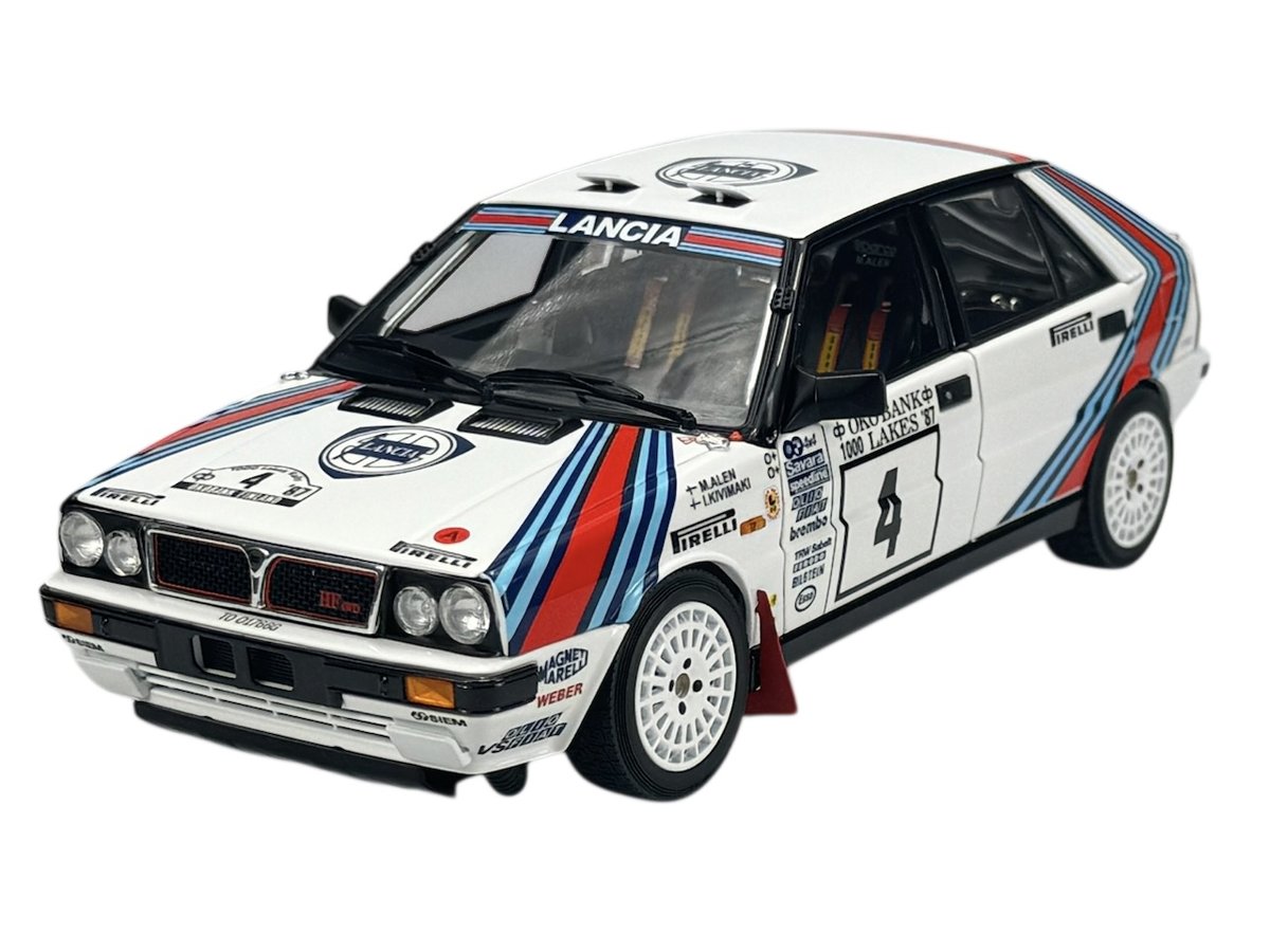 KYOSHO 1987 LANCIA DELTA HF 4WD #4 BIAŁY 1:18 KS08960B