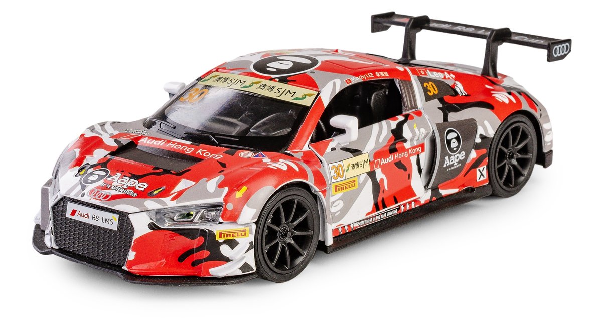RMZ HOBBY 2015 AUDI R8 LMS GT3 AAPE #30 CZERWONY 1:32 H-104