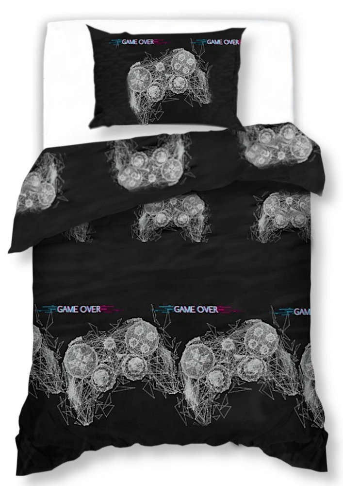 Pościel Satynowa 140X200 Game Over 2494