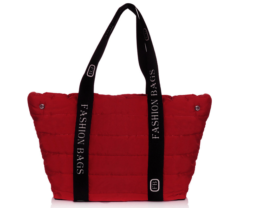 Solome, Torebka Shopperka Pikowana, Bordowa