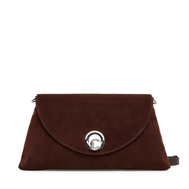 Torebka Coccinelle Toc Coccinellenikla Suede Bim E1 TOC 12 01 01 Brązowy