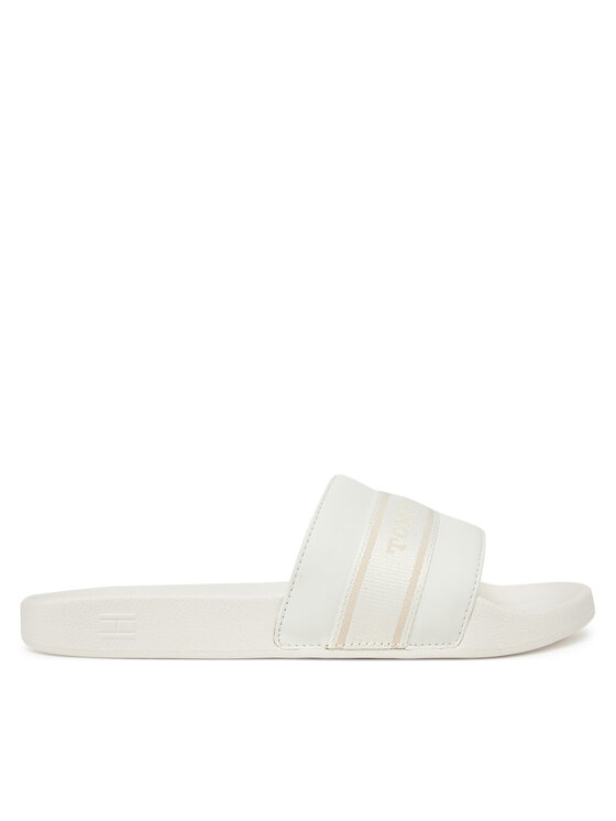 Tommy Hilfiger Klapki Hilfiger Poolside With Webbing FW0FW08529 Biały