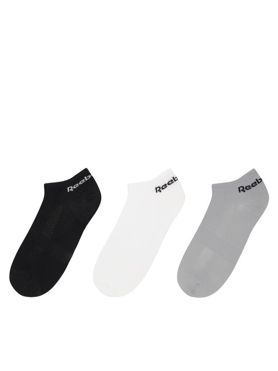 Reebok Zestaw 3 par niskich skarpet unisex Tech Style Tr M 3P H48396 Kolorowy