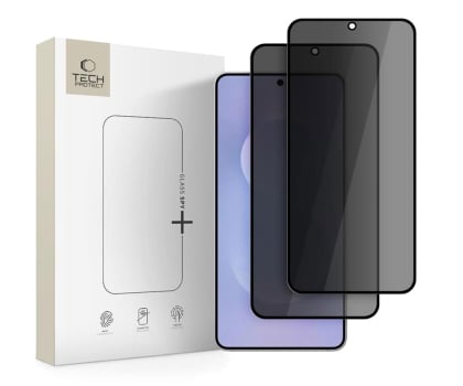 Tech-Protect Szkło Prywatyzujące Glass Spy+ 2-Pack do Galaxy S25 Edge
