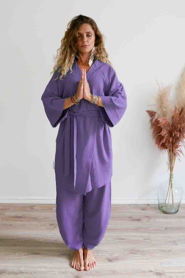 KIMONO lniane Shakti