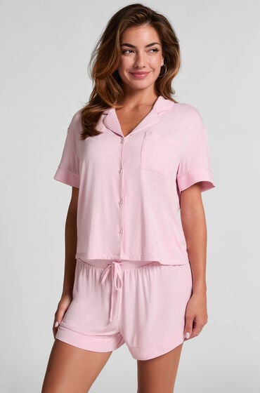 Hunkemöller Szorty Essential z dżerseju Różowy
