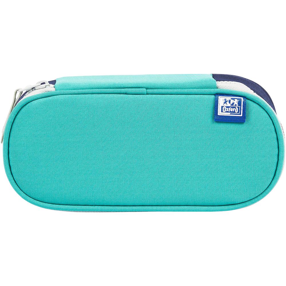 Oxford Piórnik z klapką Funky turkusowy