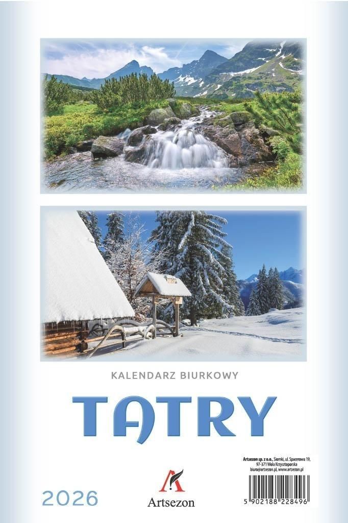 Kalendarz 2026 A5 biurkowy stojący Mix - kalendarz