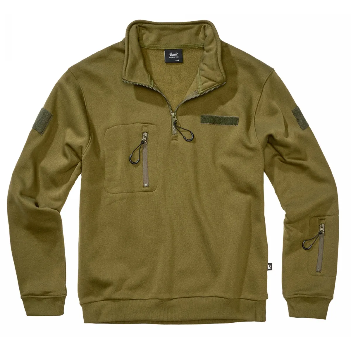 Brandit Bluza Tactical Sweat Troyer - Oliwkowa M